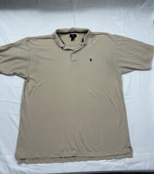 U.S. Polo Assoc. Jeans Co Men’s Polo Size 2xl Tan 100% Cotton Has Mark